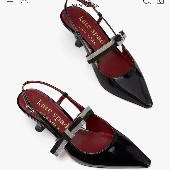 kate spade Shoes - Kate Spade Black Patent Maritza Leather Heels